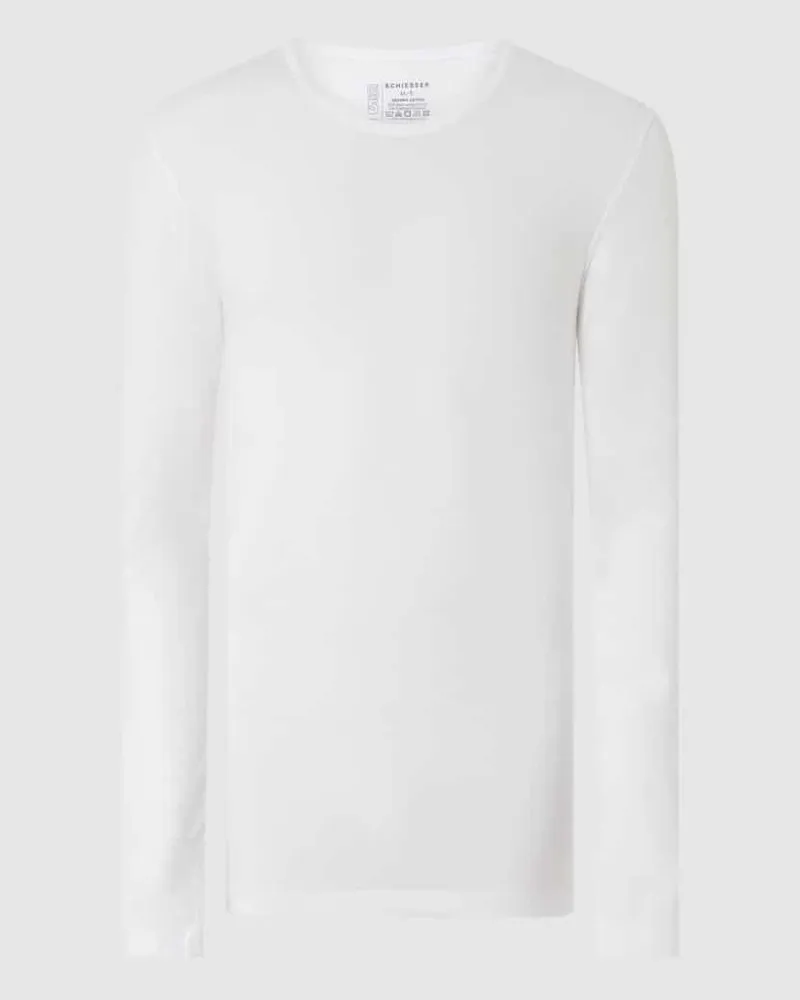 Schiesser Longsleeve mit Stretch-Anteil 
