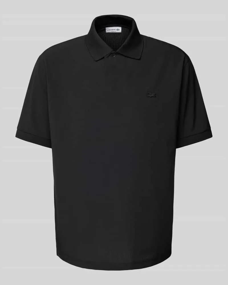 Lacoste Poloshirt mit Label-Stitching 
