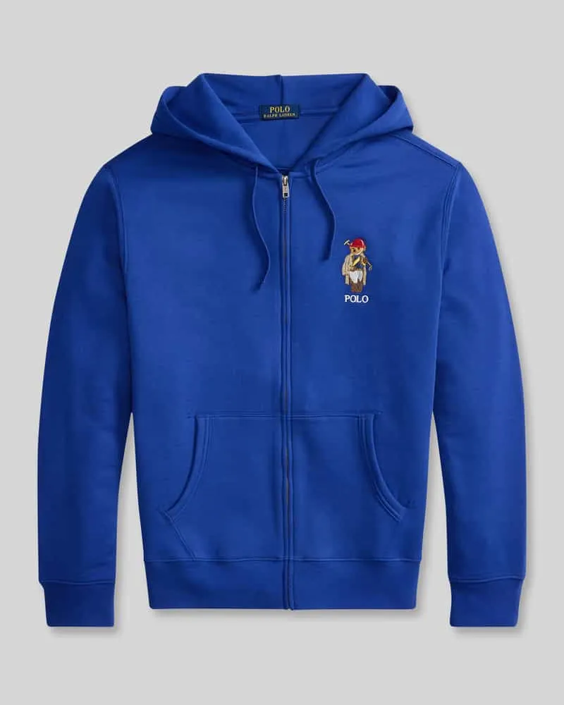 Ralph Lauren Regular Fit Sweatjacke mit Polo Bear Print Royal