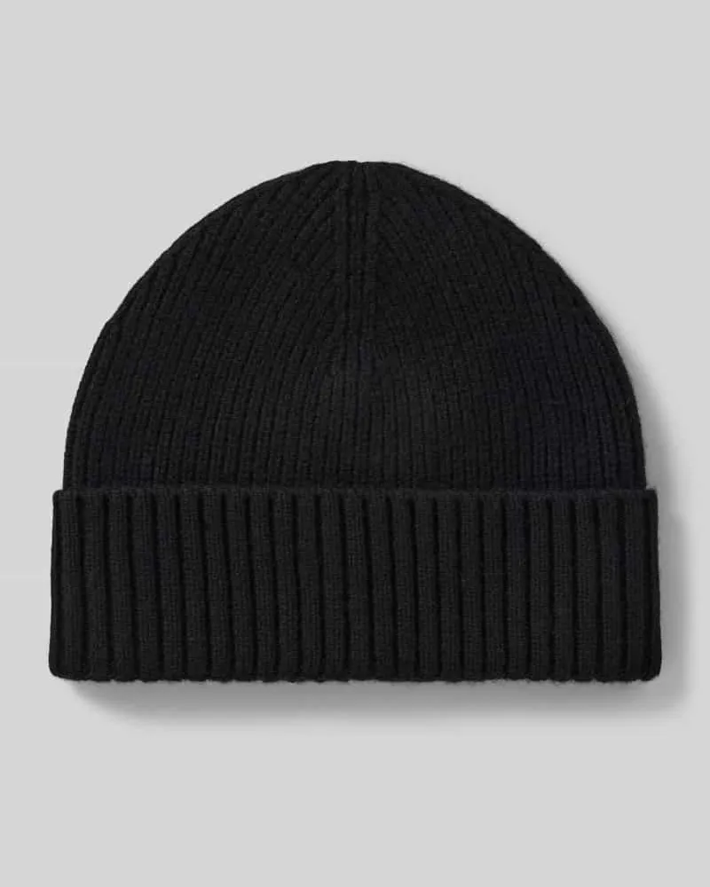 McNeal Beanie aus Wolle-Kaschmir-Mix Black