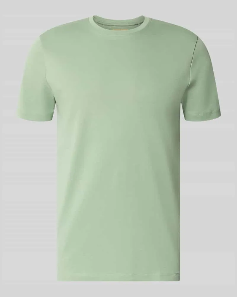 Christian Berg T-Shirt aus Baumwolle mit Rundhalsausschnitt Schilf