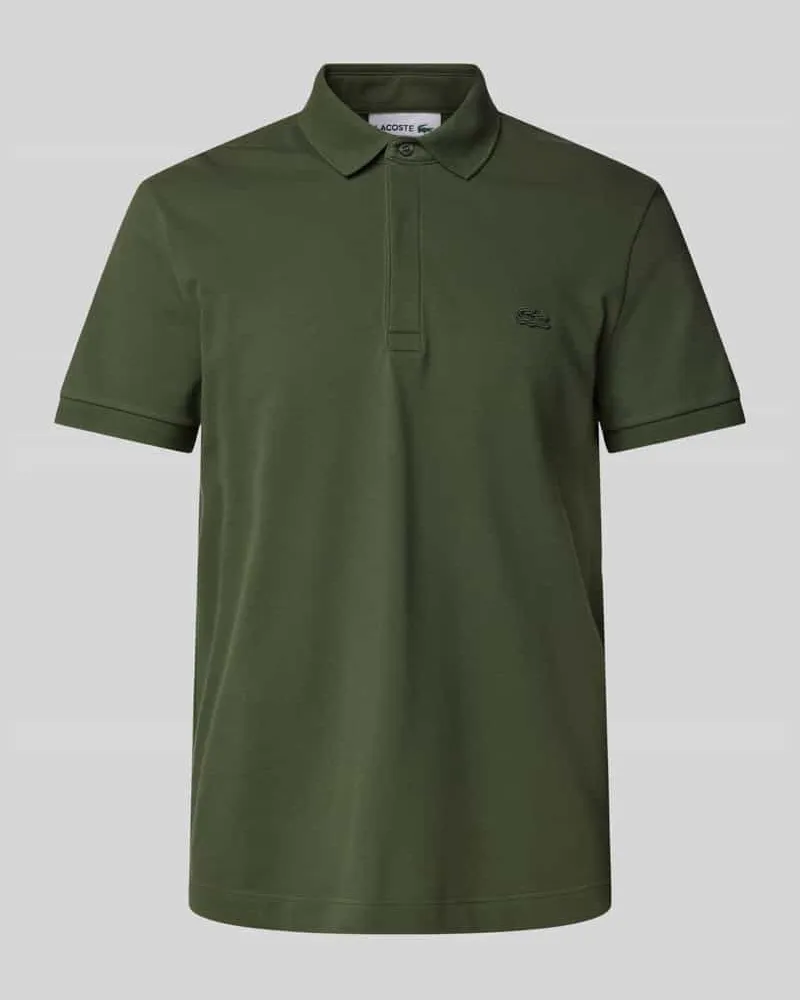 Lacoste Poloshirt aus Viskose mit Label-Patch Modell 'PIQUE 