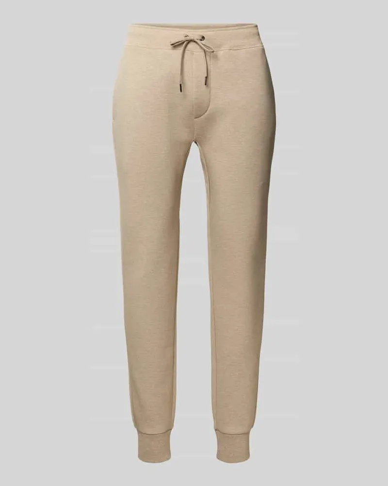 Ralph Lauren Sweatpants mit elastischem Bund Beige