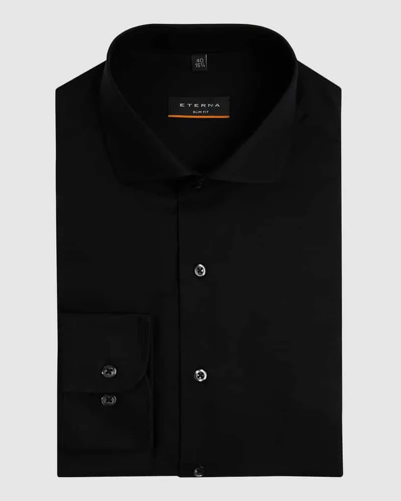 Eterna Slim Fit Businesshemd aus Popeline 