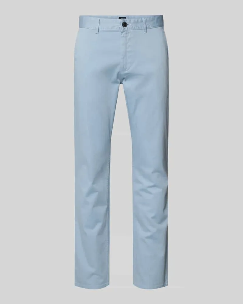 HUGO BOSS Slim Fit Chino aus Baumwoll-Mix Hellblau