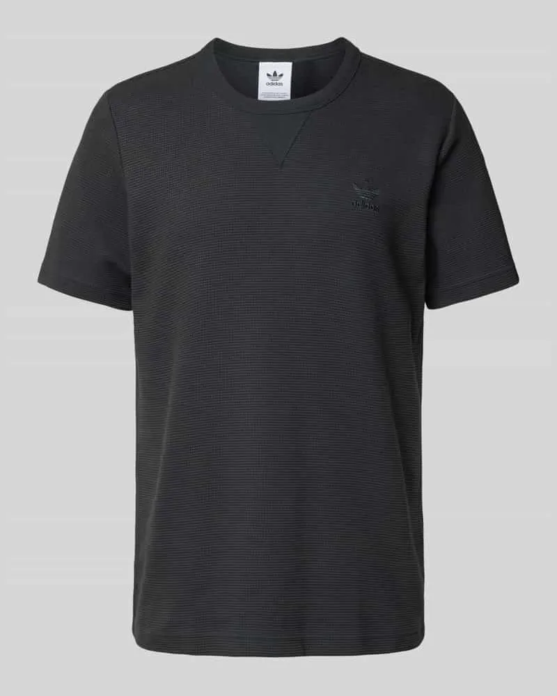 adidas T-Shirt mit Label-Stitching 