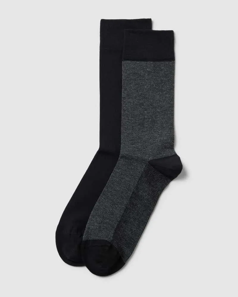 Christian Berg Socken mit Label-Detail im 2er-Pack 
