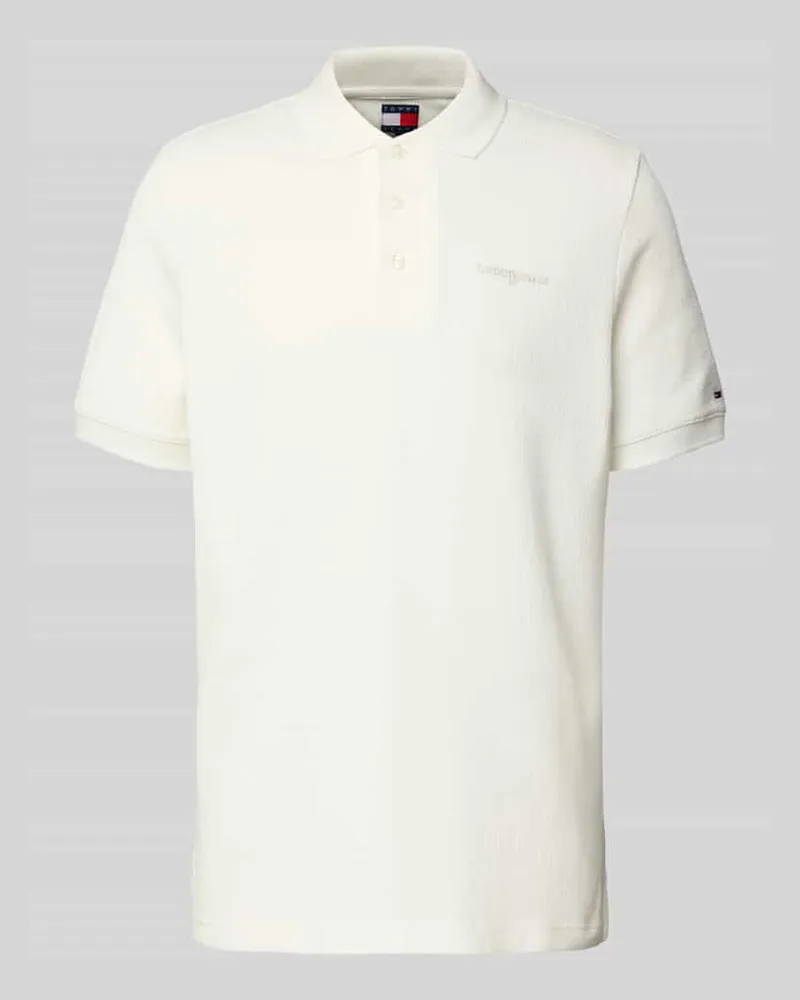 Tommy Hilfiger Regular Fit Poloshirt mit Waffelstruktur 