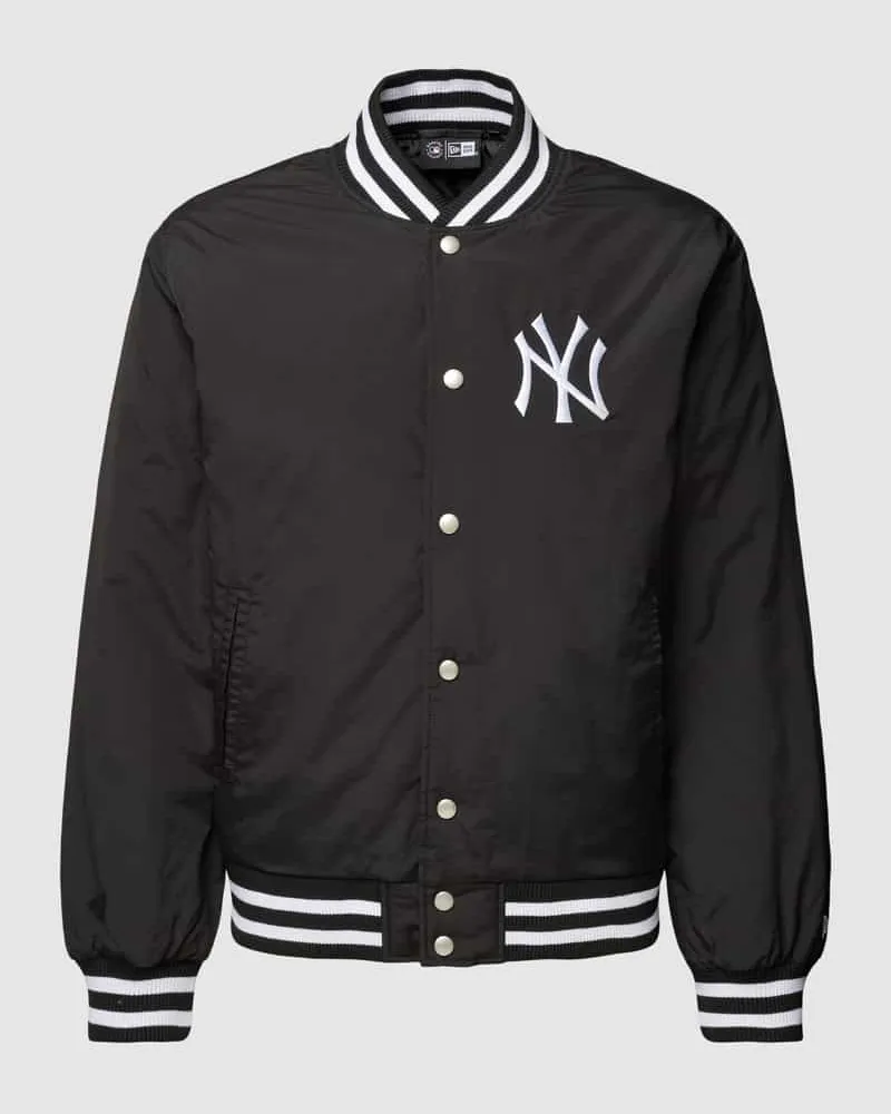 New Era Bomberjacke mit gerippten Abschlüssen 