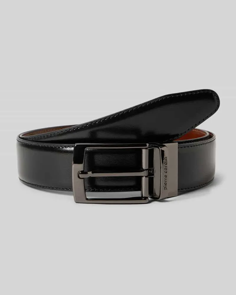 Pierre Cardin Gürtel mit Dornschließe Black