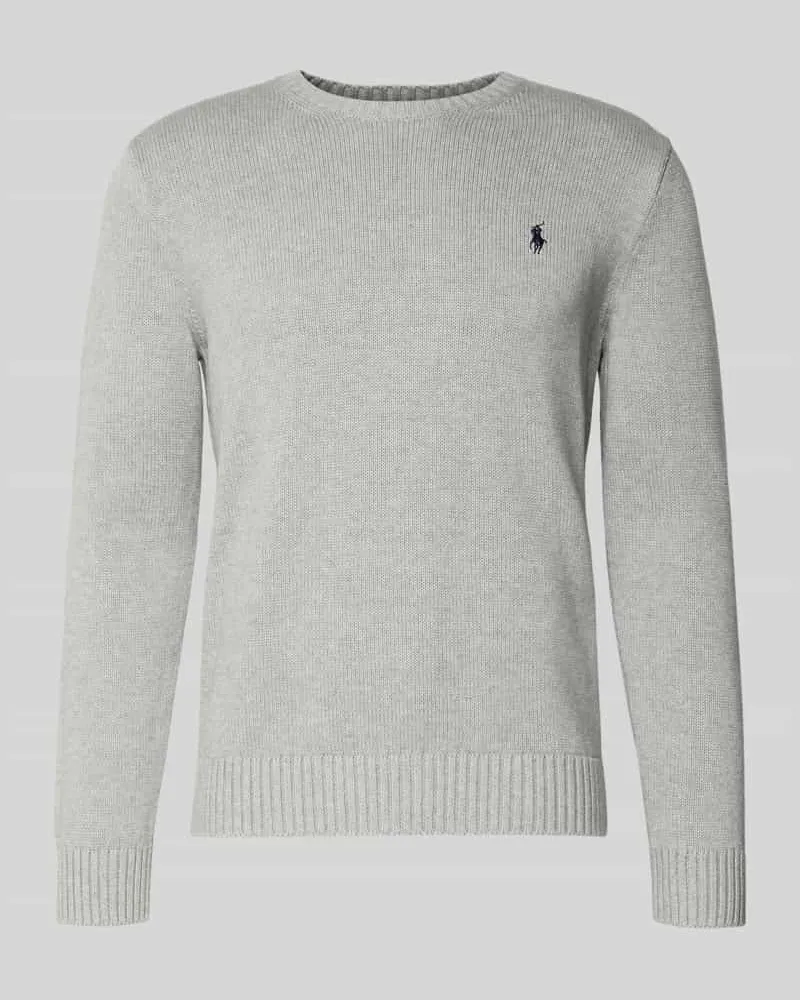 Ralph Lauren Strickpullover mit gerippten Abschlüssen Offwhite