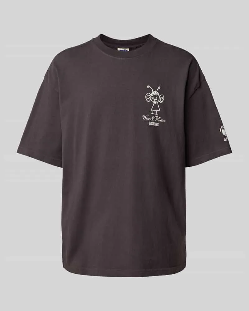 Deus Ex Machina T-Shirt mit Label-Print 