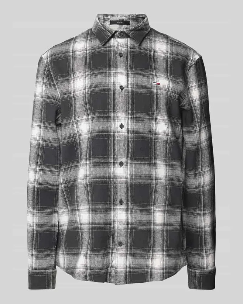 Tommy Hilfiger Freizeithemd mit Label-Stitching 