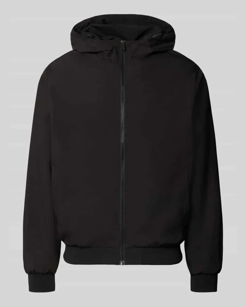 Jack & Jones Regular Fit Jacke mit Kapuze Modell 'Charge Black