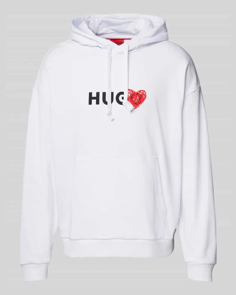 HUGO BOSS Hoodie mit Kapuze Modell 'Dewgili Weiss