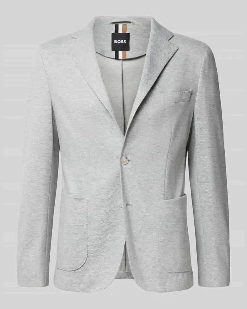 HUGO BOSS Slim Fit Anzugsakko mit 2-Knopf-Verschluss Modell 'HANRY 