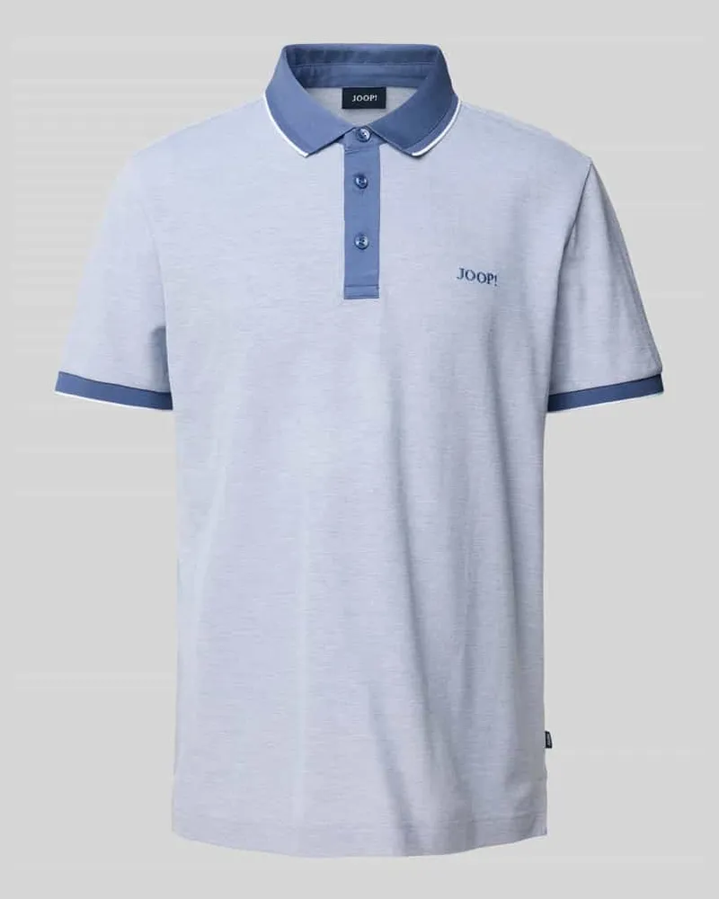 JOOP! Poloshirt mit Label-Stitching 