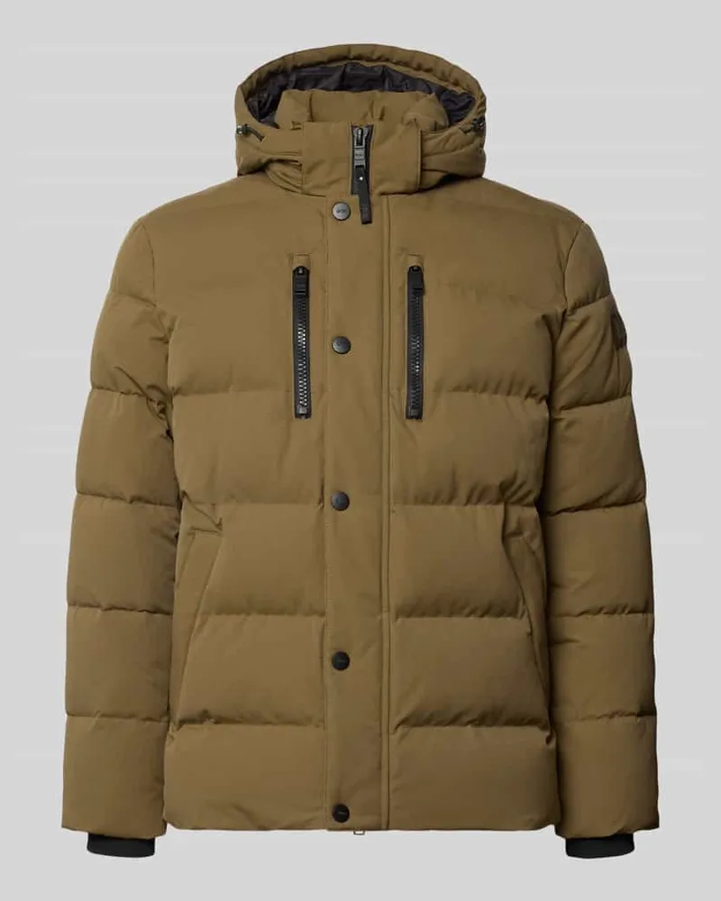 Brax Steppjacke mit Kapuze Oliv