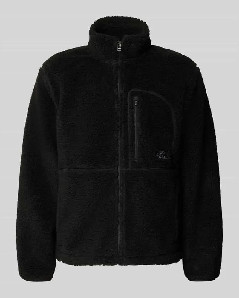 The North Face Fleecejacke mit Stehkragen und Brusttasche Modell 'EXTREME PILE Metallic