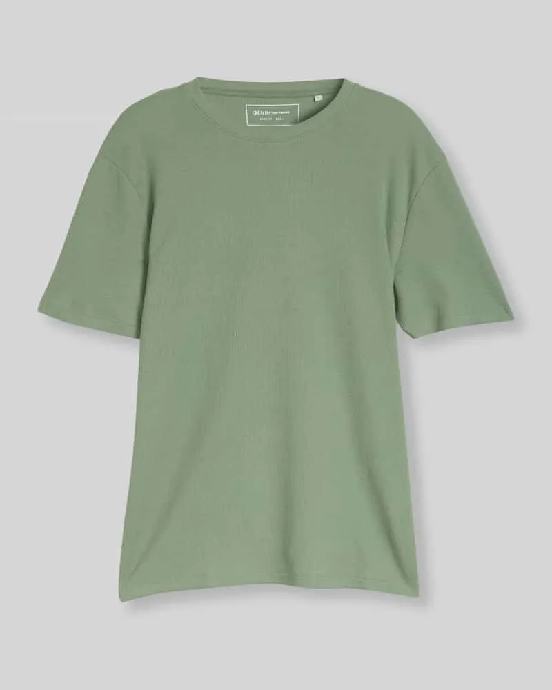 Tom Tailor Regular Fit T-Shirt aus Baumwoll-Mix Mint