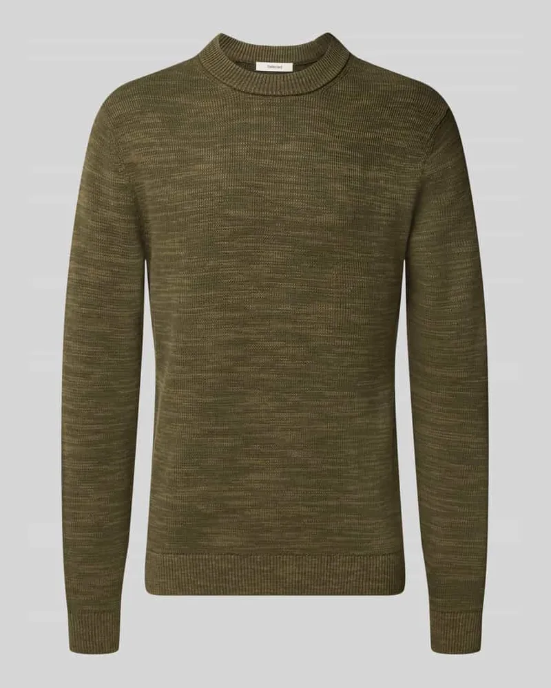 Selected Regular Fit Strickpullover aus reiner Baumwolle Modell 'DANE Marine