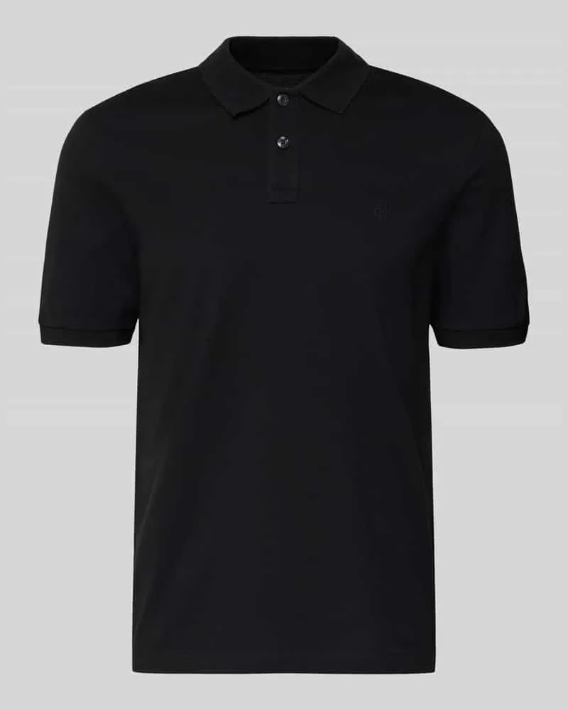 Marc O'Polo Poloshirt aus Baumwolle Black