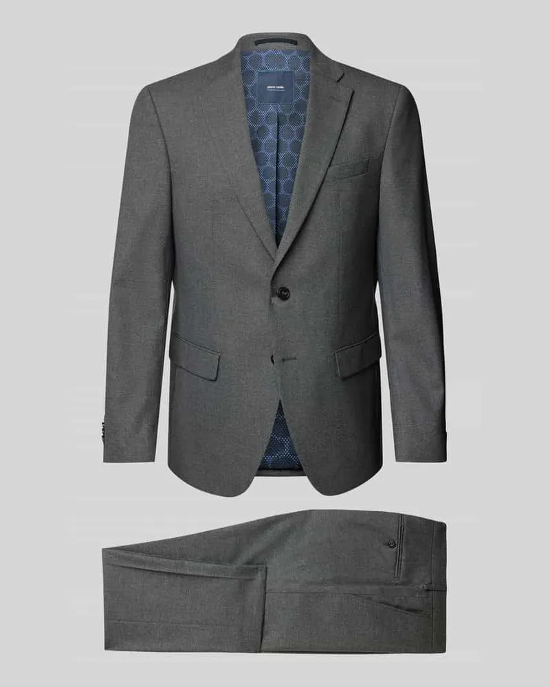 Pierre Cardin Anzug mit Reverskragen Modell 'Grant Anthrazit