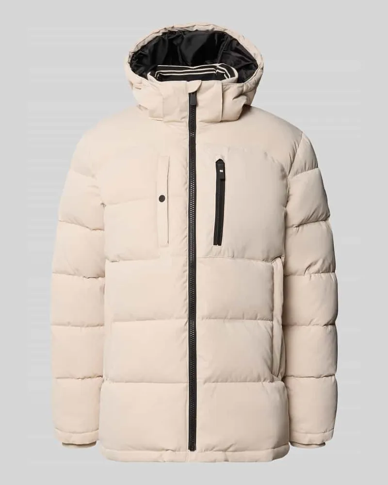 S.Oliver Steppjacke mit vielen Reißverschlusstaschen Beige