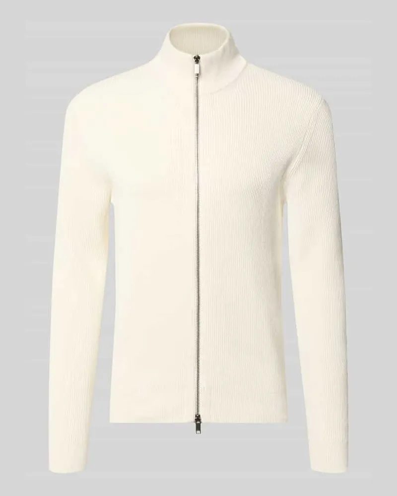 McNeal Strickjacke mit Stehkragen Modell 'LEVI Sand