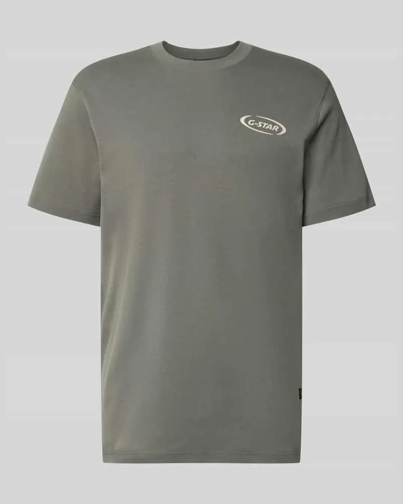 G-STAR RAW Regular Fit T-Shirt aus reiner Baumwolle Modell'90s logo r t Graphit