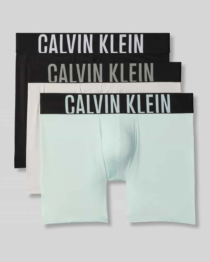 Calvin Klein Regular Fit Trunks im 3er-Pack Mint