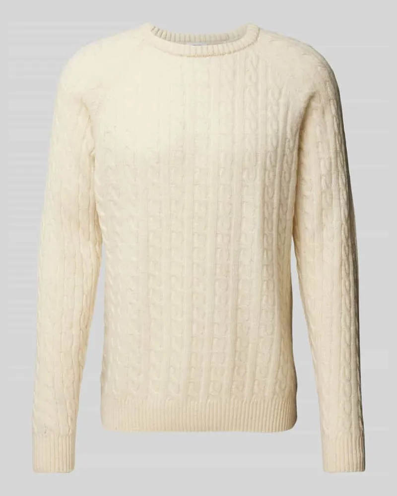 Lindbergh Strickpullover mit gerippten Abschlüssen 