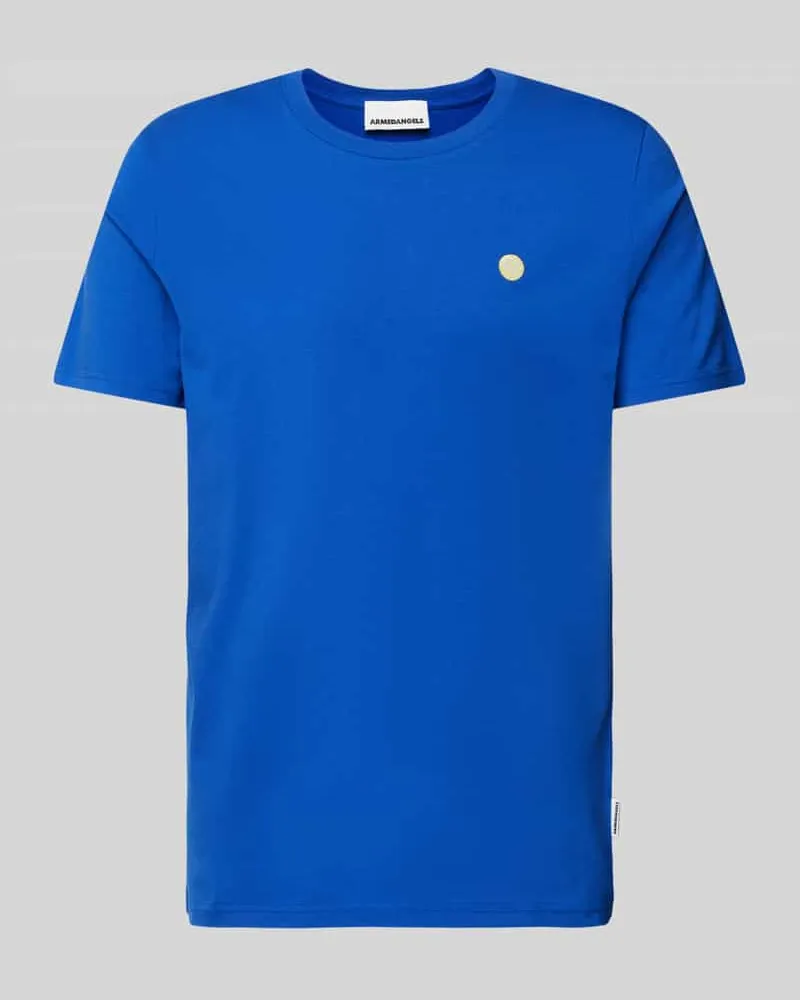 Armedangels T-Shirt mit Motiv-Stitching Modell 'JAAMES Royal
