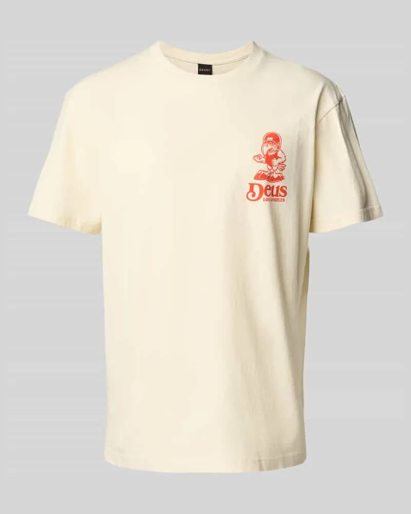 Deus Ex Machina T-Shirt mit Label-Print Modell 'Raptor 