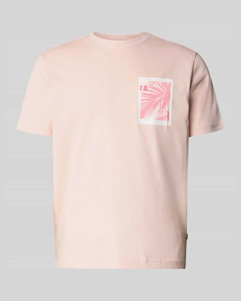 HUGO BOSS Regular Fit T-Shirt aus reiner Baumwolle Modell 'TE_BOARD Hellrosa