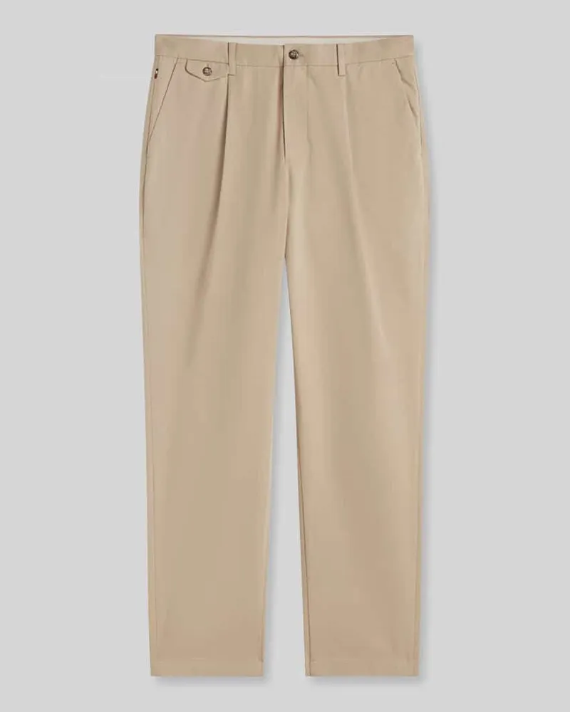 Tommy Hilfiger Tapered Fit Chino aus Baumwoll-Mix Modell 'Harlem Beige