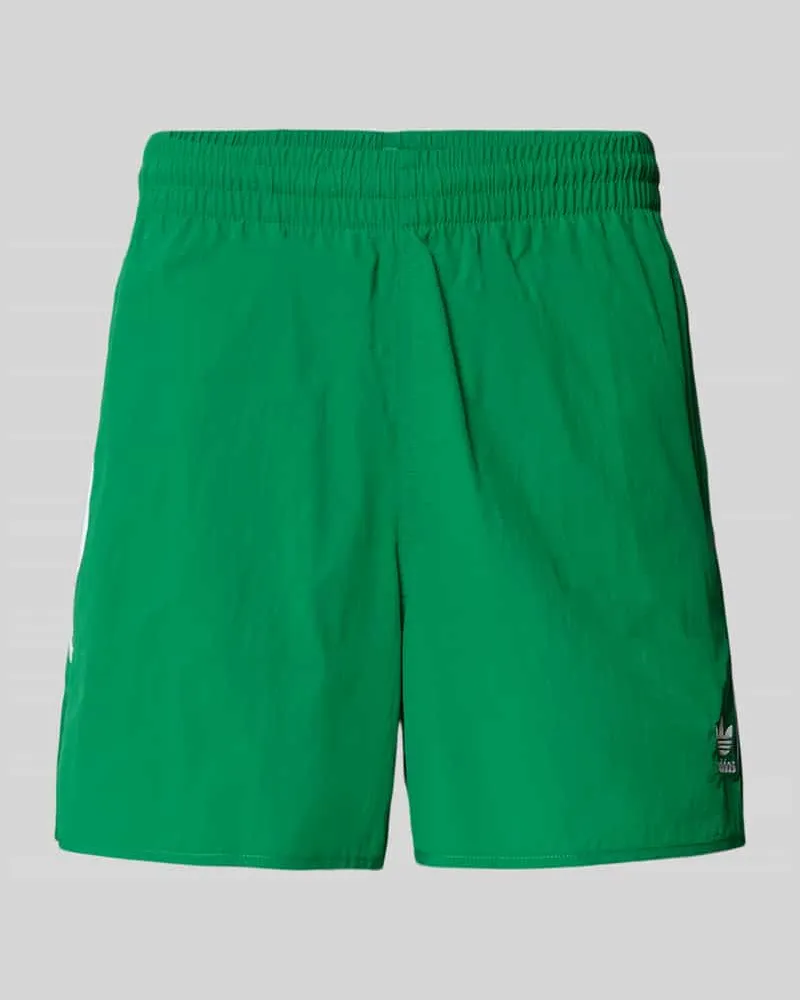 adidas Shorts mit Label-Stitching 