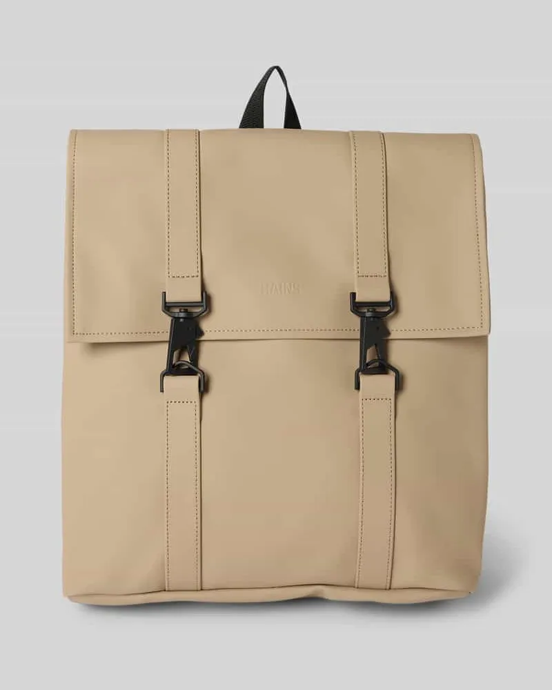 RAINS Rucksack mit Tragehenkel Beige