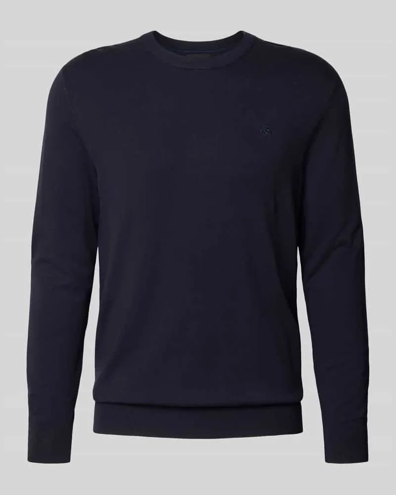 Scotch&Soda Strickpullover mit Logo-Stitching Modell 'CORE 