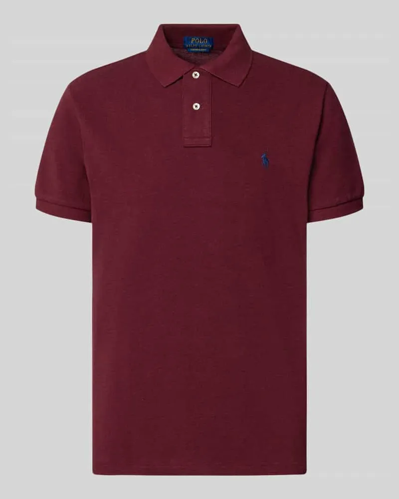 Ralph Lauren Regular Fit Poloshirt aus eriner Baumwolle Bordeaux
