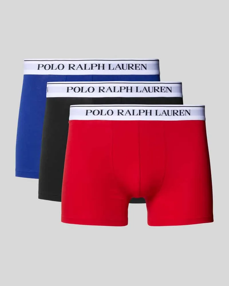 Ralph Lauren Trunks mit elastischem Logo-Bund im 3er-Pack 
