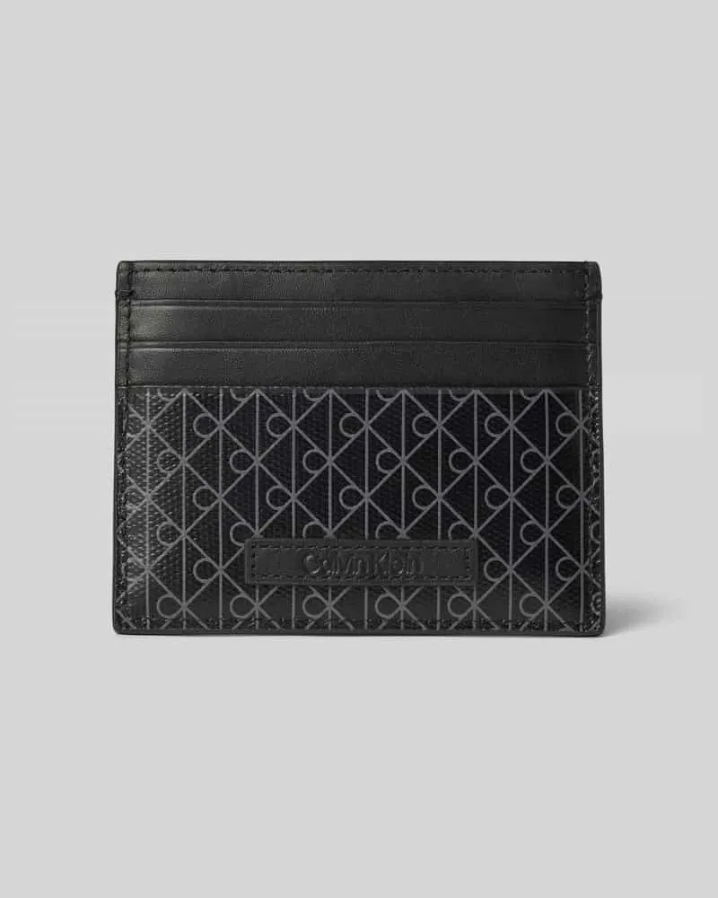 Calvin Klein Portemonnaie mit Label-Detail Black