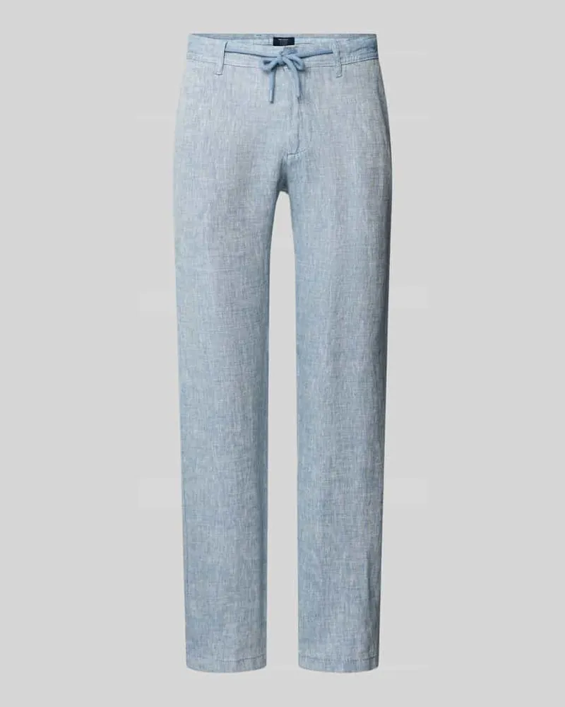 McNeal Leinenhose mit Tunnelzug und Gesäßtaschen Bleu