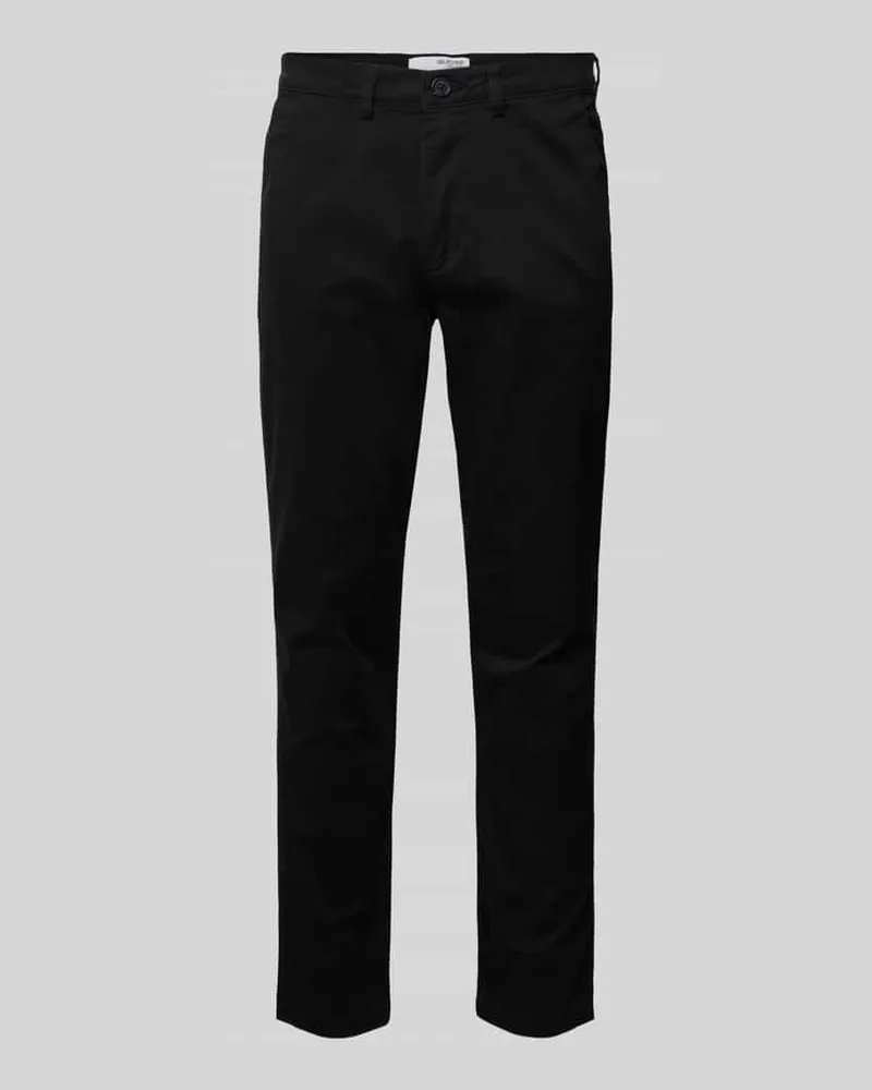 Selected Homme Slim Fit Chino in unifarbenem Design Modell 'NEW Miles 