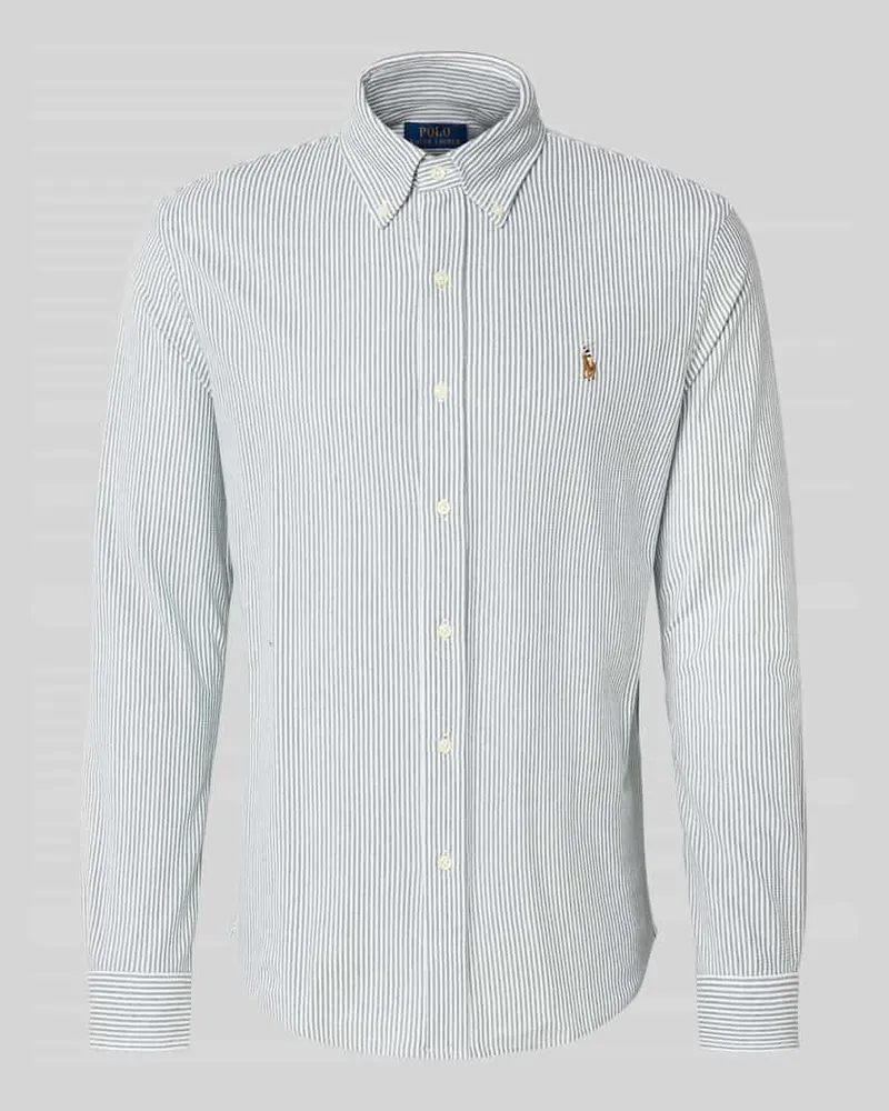 Ralph Lauren Freizeithemd mit Knopfleiste Dunkelgruen