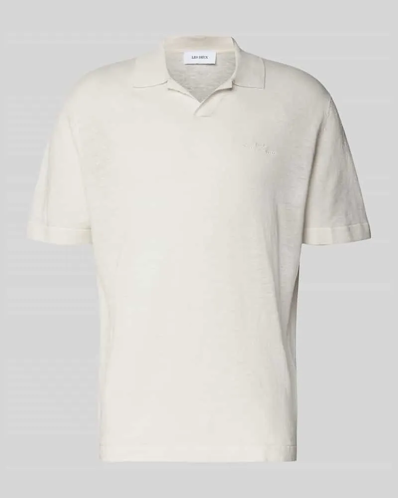 LES DEUX Regular Fit Poloshirt aus Leinen-Baumwoll-Mix Modell 'Emmanuel 
