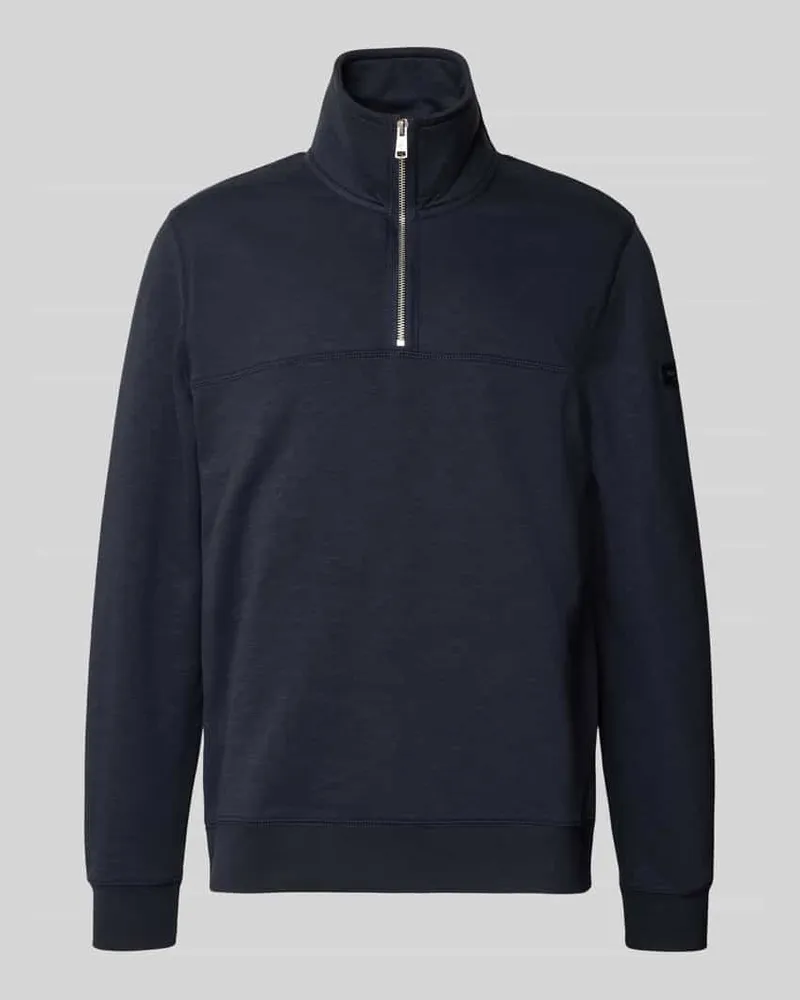 Marc O'Polo Regular Fit Sweatshirt aus reiner Baumwolle Marine