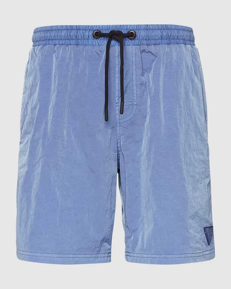 Guess Badehose mit Label-Applikation 