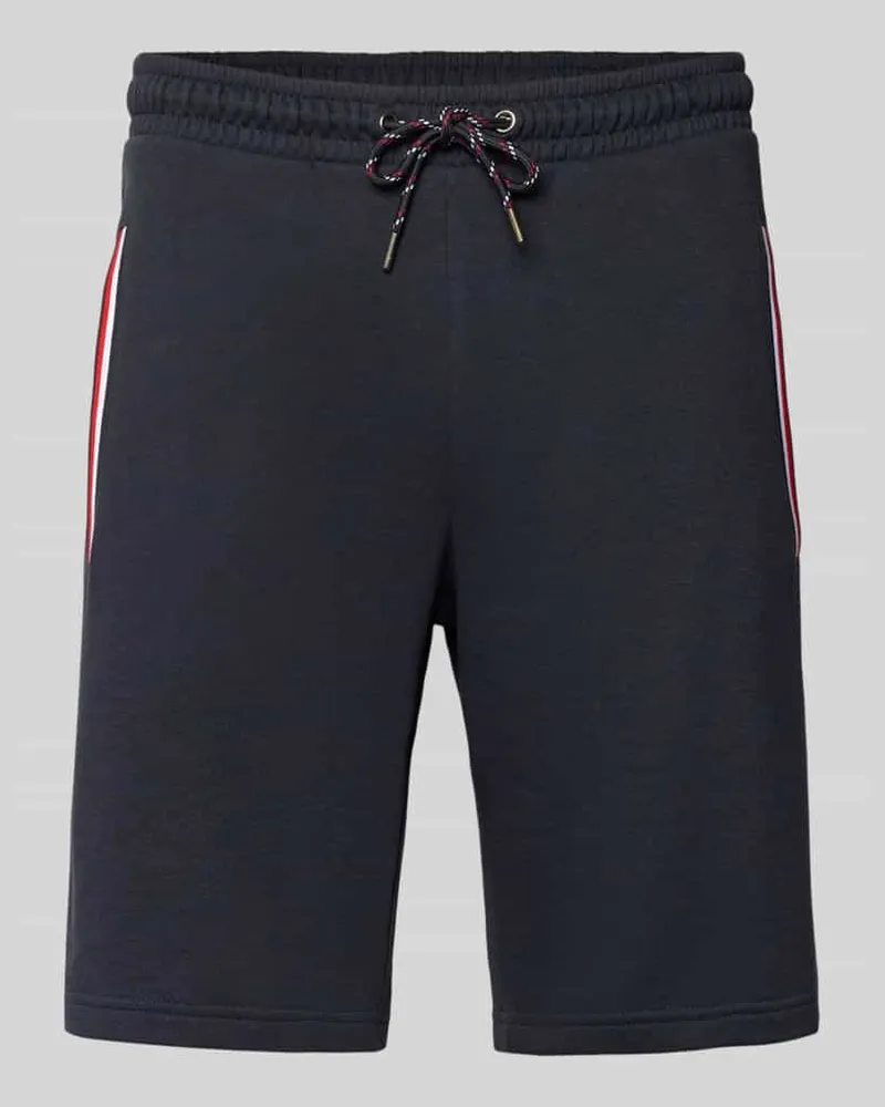 Christian Berg Shorts mit elastischem Bund Marine