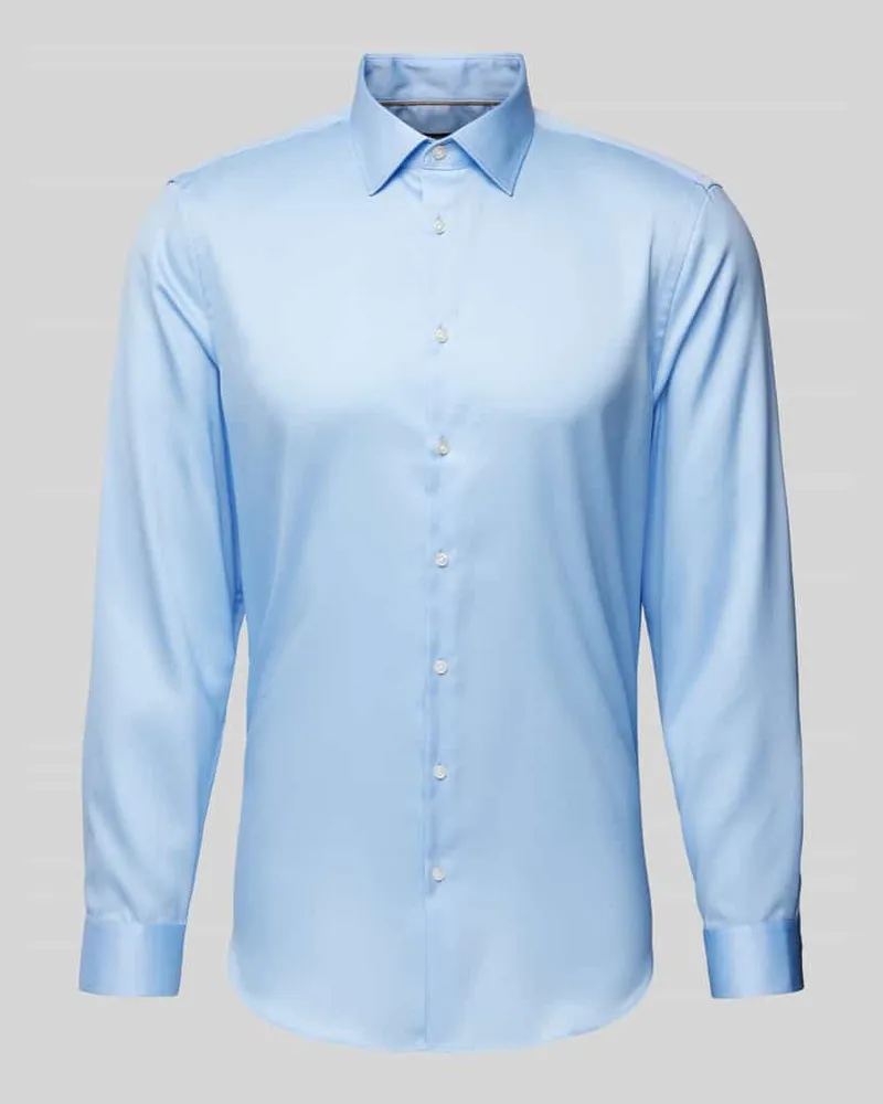 JAKE*S Slim Fit Businesshemd aus Satin 